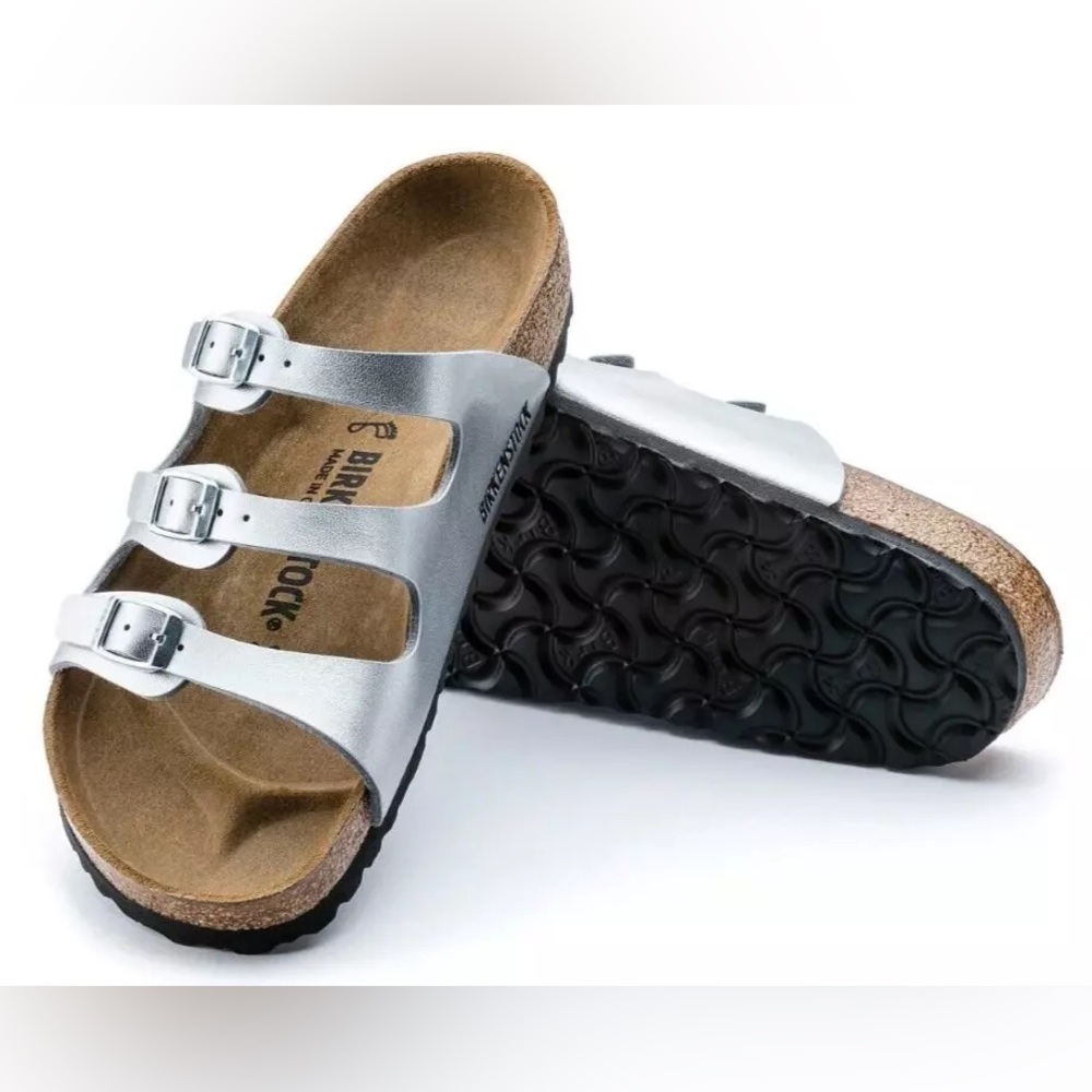 Nwt BIRKENSTOCK Florida Birko-Flor Sandal - Picture 2 of 12